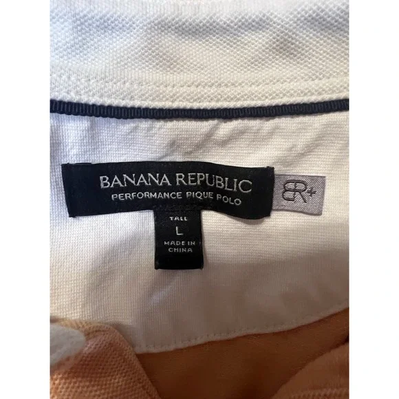 Banana Republic 2 Men's Cotton Large Tall Polo Shirts - Picture 4 of 11